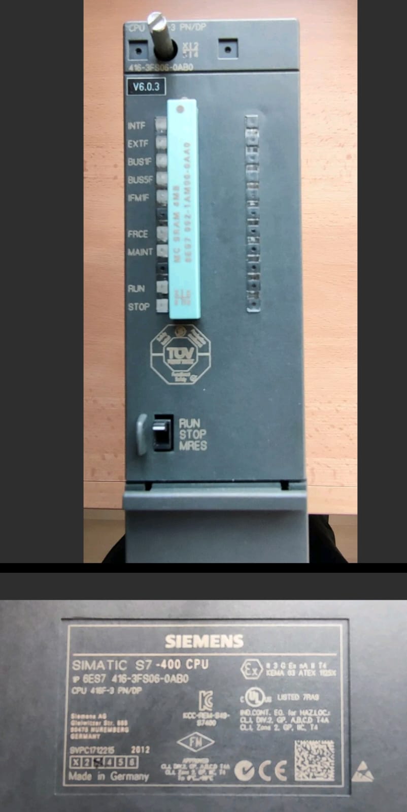 6ES7416-3FS06-0AB0