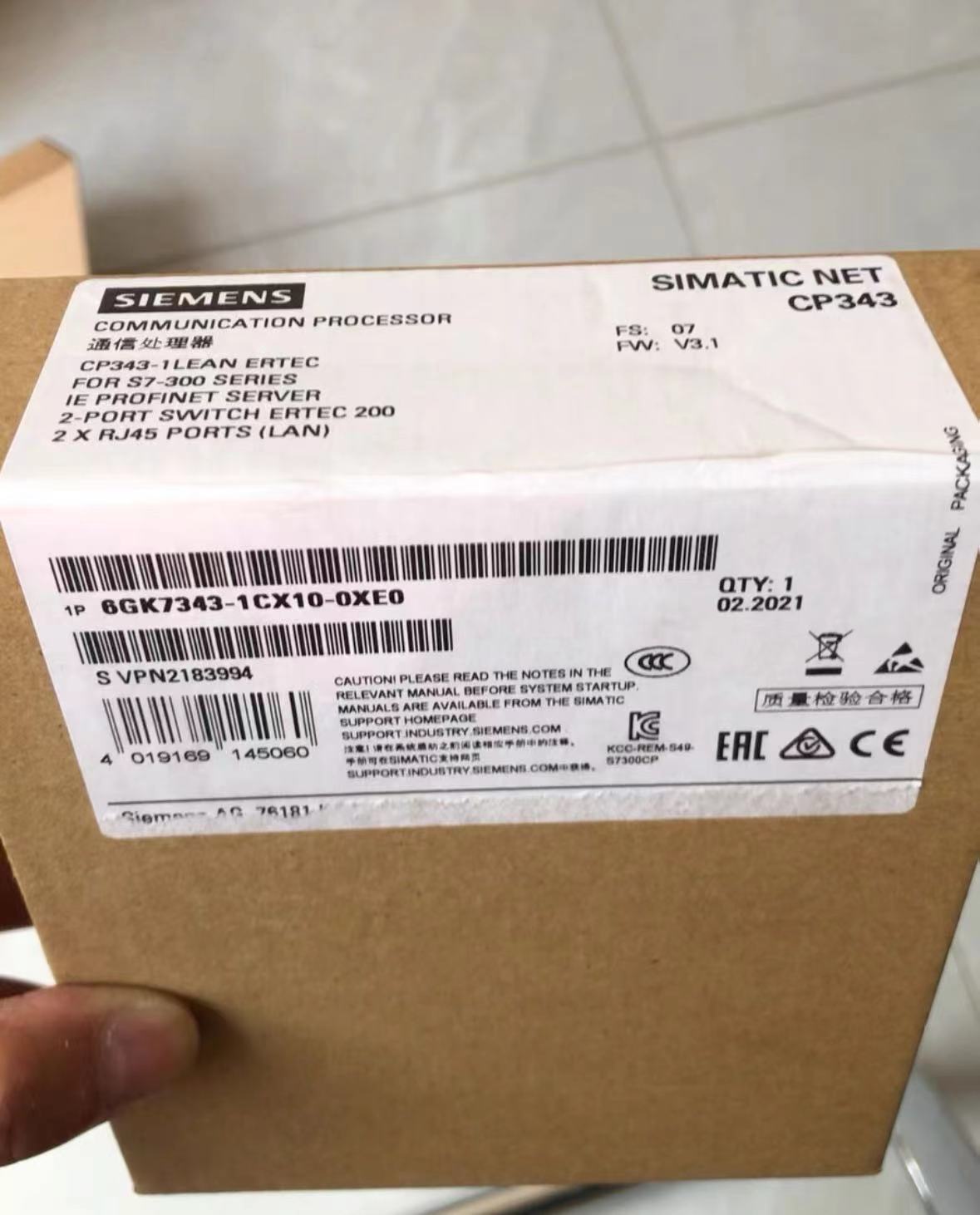 6GK7343-1CX10-0XE0 SIEMENS 