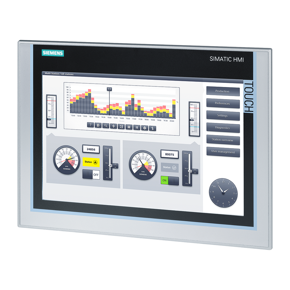 Siemens 6AV2124-0MC01-0AX0 HMI TP1200 Comfort Panel
