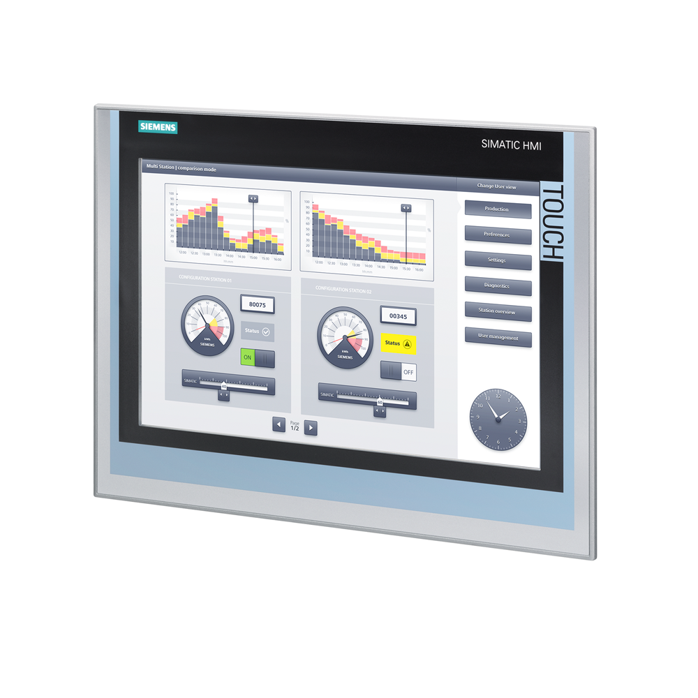 Siemens 6AV2124-0QC02-0AX1 TP1500 Comfort 15'' Comfort Panel