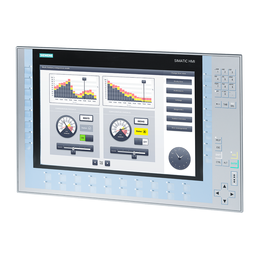 Siemens 6AV2124-1QC02-0AX1 SIMATIC HMI KP1500 Comfort