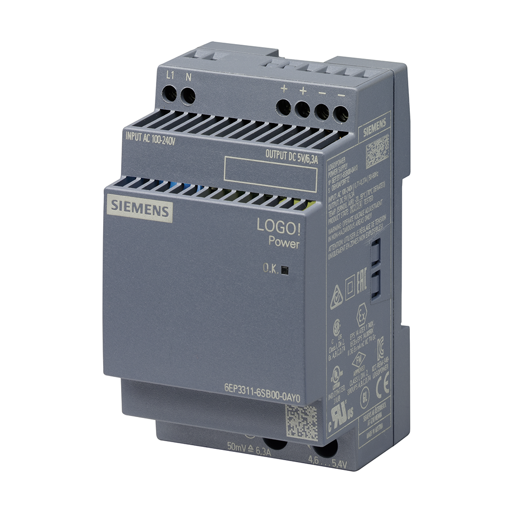 Siemens 6EP3311-6SB00-0AY0 6.3A Logo