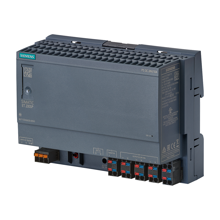 Siemens 6EP7133-6AE00-0BN0 PS 24V/10A ET-200SP