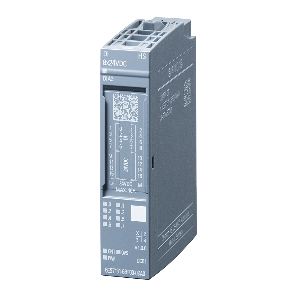 Siemens 6ES7131-6BF00-0DA0 DI 8x 24 V DC High Speed ET-200SP