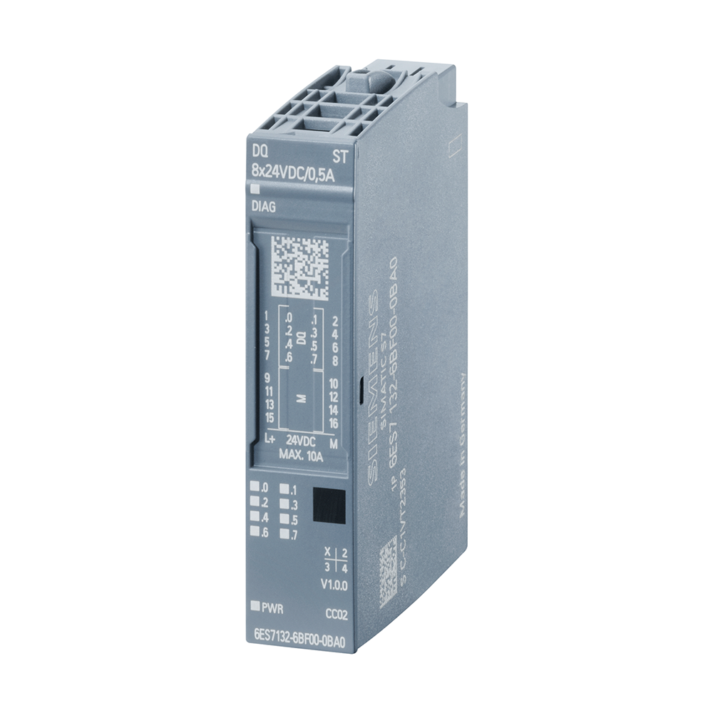 Siemens 6ES7132-6BF00-0CA0 DQ 8x 24VDC/0.5A ET-200SP