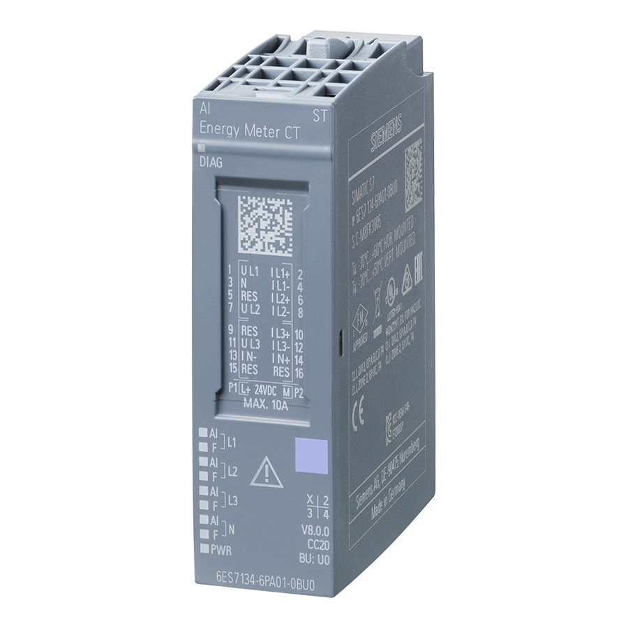 Siemens 6ES7134-6PA01-0BU0 AI Energy Meter CT ST ET-200SP