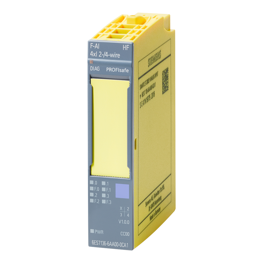 Siemens 6ES7136-6AA00-0CA1 F-AI 4 x I 0(4)..20 mA ET-200SP