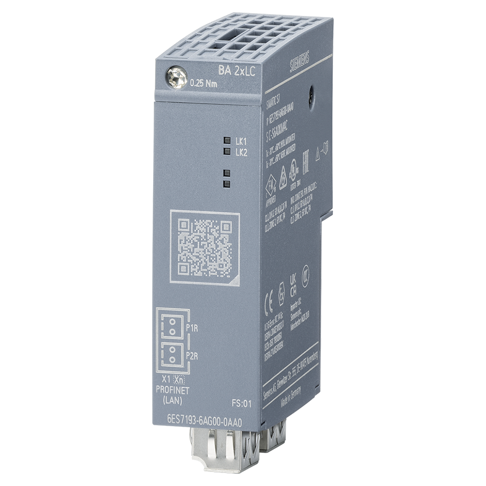 Siemens 6ES7193-6AG00-0AA0 Bus Adapter ET-200SP