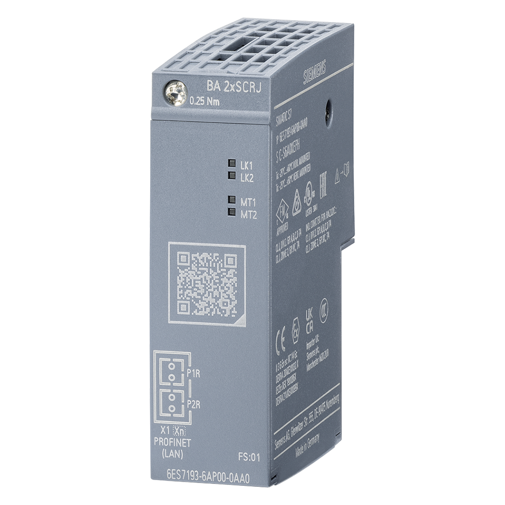 Siemens 6ES7193-6AP00-0AA0 Bus Adapter ET-200SP