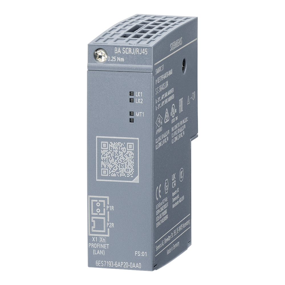 Siemens 6ES7193-6AP20-0AA0 Bus Adapter ET-200SP