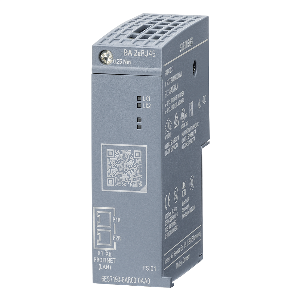 Siemens 6ES7193-6AR00-0AA0 Bus Adepter ET-200SP