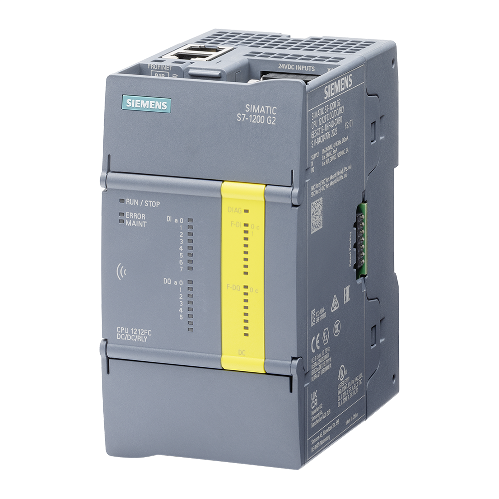 Siemens 6ES7212-1HF40-0XB0 DC/DC/Röle 8DI / 6DO, 2AI S7-1200 CPU