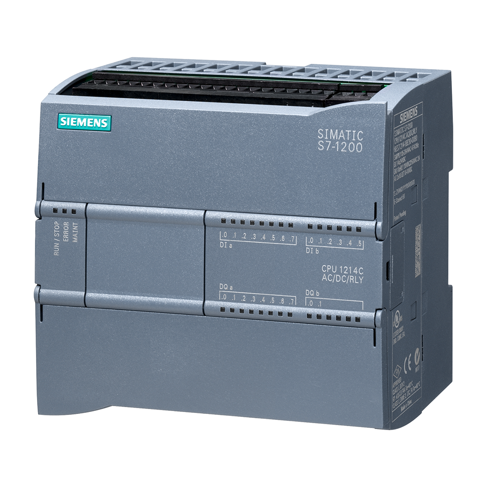 Siemens 6ES7214-1BG40-0XB0 CPU 1214C 14DI / 10DO, 2AI CPU S7-1200