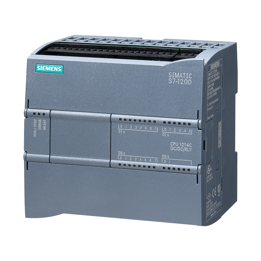 Siemens 6ES7214-1HG40-0XB0 CPU 1214C 14DI / 10DO, 2AI CPU S7-1200