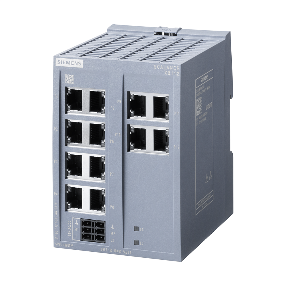 Siemens 6GK5112-0BA00-2AB2 SCALANCE XB112 Scalance / Haberleşme Sistemleri