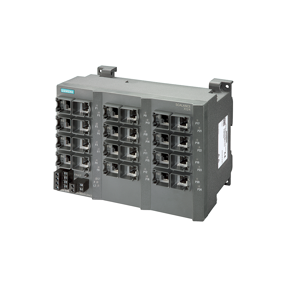 Siemens 6GK5124-0BA00-2AA3 Scalance X124 Switch