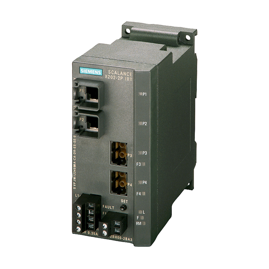 Siemens 6GK5202-2BH00-2BA3 Scalance X202-2P IRT Switch