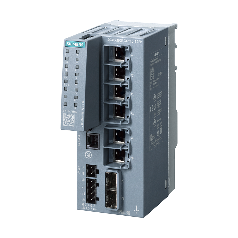 Siemens 6GK5206-2BS00-2AC2 SCALANCE XC206-2SFP Scalance / Haberleşme Sistemleri