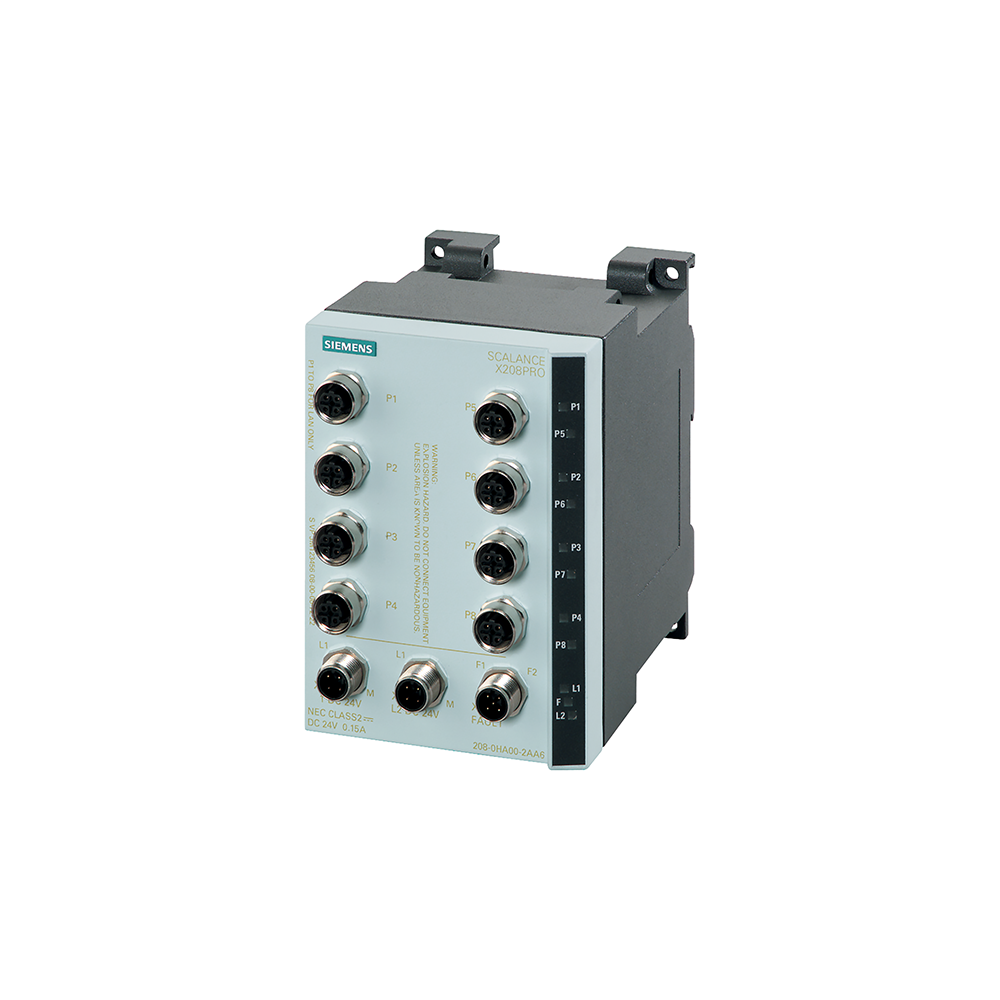Siemens 6GK5208-0HA00-2AA6 Scalance X208 PRO Scalance/Haberleşme Sistemleri
