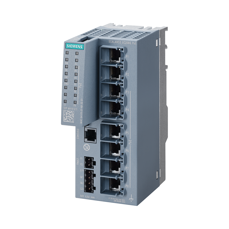 Siemens 6GK5208-0RA00-5AC2 XC208G PoE