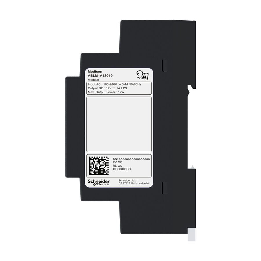 Schneider ABLM1A12010 POWER SUPPLY 12V 1A MODULAR Güç Kaynağı